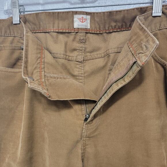 Dockers Corduroy Pants Light Tan Straight Fit 40 x 30 - Picture 11 of 16